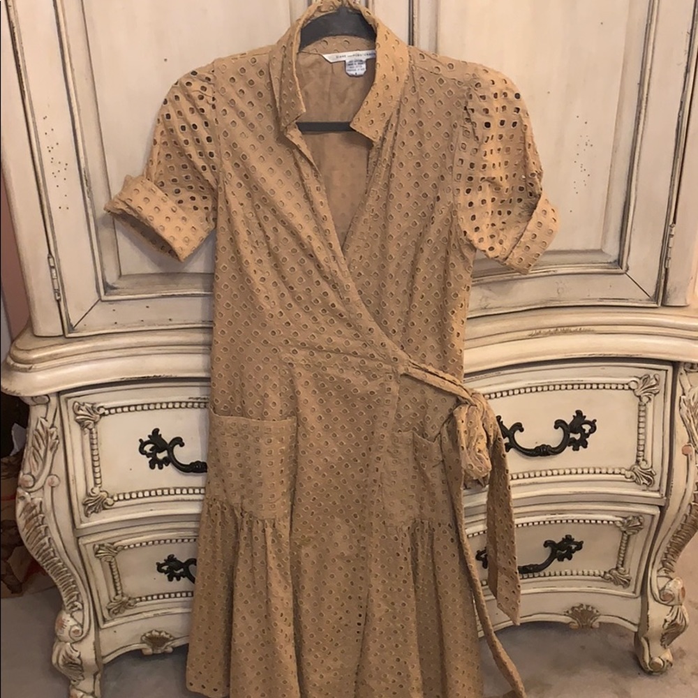 Diane von Furstenberg wrap dress with pockets